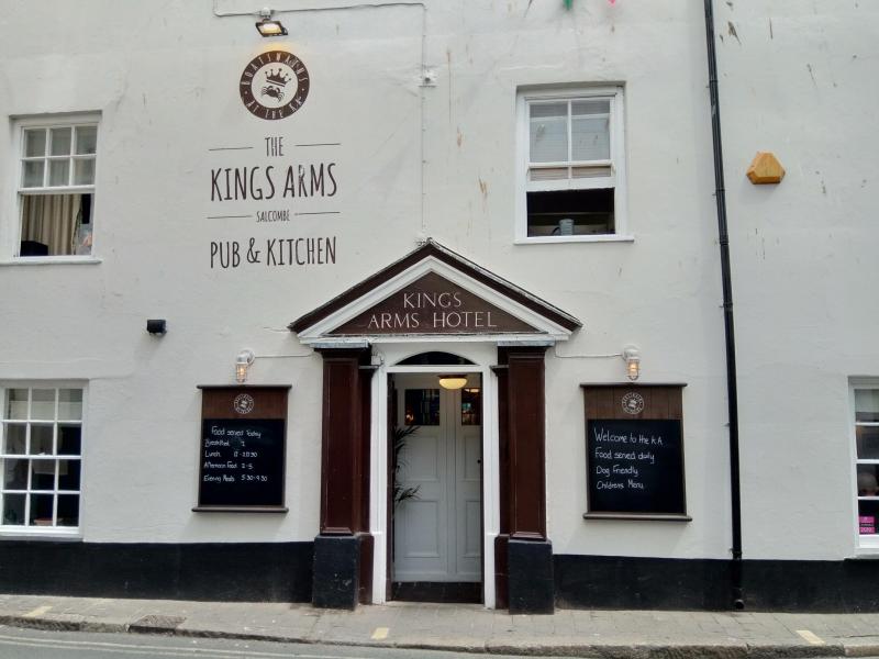 The Kings Arms exterior on Fore Street